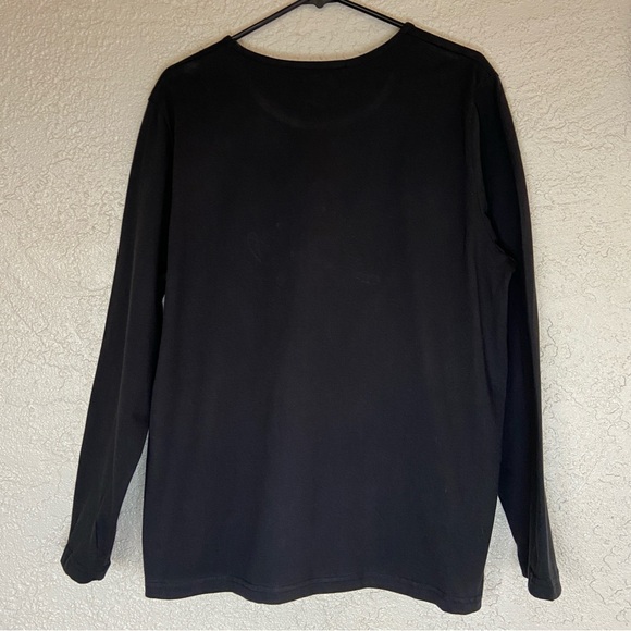 Cottage Street Long Sleeve Black Top - Appliqué, Embroidery, Beads - Size 1X - Picture 9 of 9